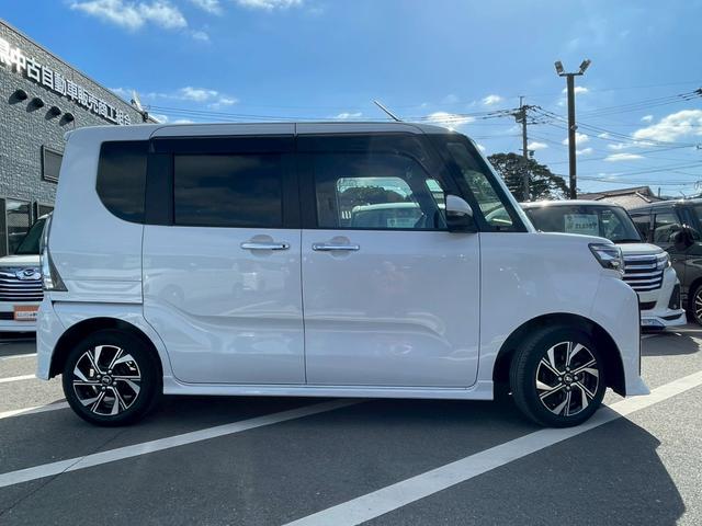 タント カスタムＸ　禁煙車　両側パワースライド　バックカメラ　シートヒーター　フルセグナビ　ＥＴＣ　スマートキー　ベンチシート　純正１４インチアルミホイール　電動格納ミラー（3枚目）