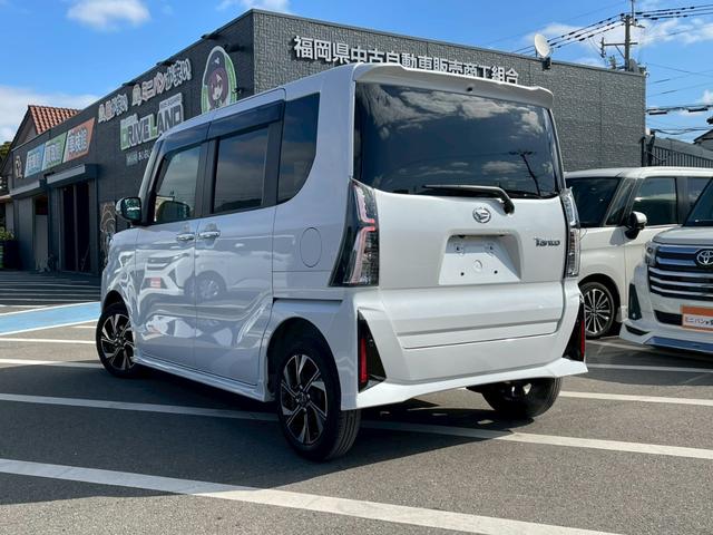 タント カスタムＸ　禁煙車　両側パワースライド　バックカメラ　シートヒーター　フルセグナビ　ＥＴＣ　スマートキー　ベンチシート　純正１４インチアルミホイール　電動格納ミラー（4枚目）