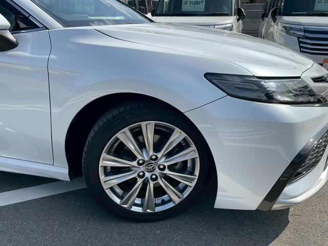 カムリ ＷＳレザーパッケージ　禁煙車　９フルセグナビ　前後ドラレコ　ＥＴＣ２．０　障害物センサー　バックカメラ　スマートキー　ハーフレザーシート　電動シート　デジタルルームミラー　パドルシフト　ＬＥＤヘッドランプ（27枚目）
