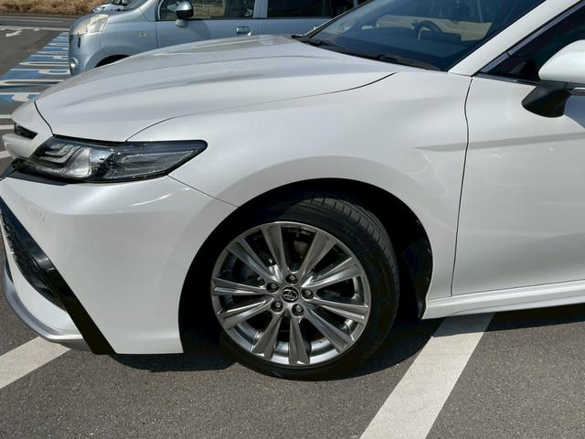 カムリ ＷＳレザーパッケージ　禁煙車　９フルセグナビ　前後ドラレコ　ＥＴＣ２．０　障害物センサー　バックカメラ　スマートキー　ハーフレザーシート　電動シート　デジタルルームミラー　パドルシフト　ＬＥＤヘッドランプ（35枚目）
