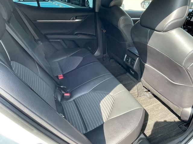 カムリ ＷＳレザーパッケージ　禁煙車　９フルセグナビ　前後ドラレコ　ＥＴＣ２．０　障害物センサー　バックカメラ　スマートキー　ハーフレザーシート　電動シート　デジタルルームミラー　パドルシフト　ＬＥＤヘッドランプ（57枚目）