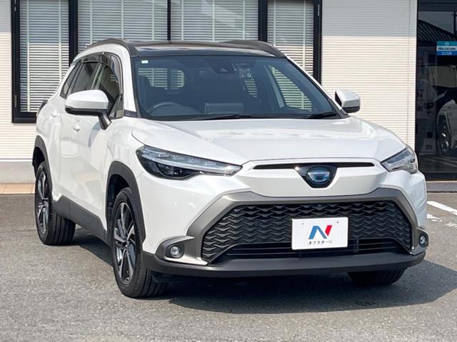 カローラクロス ハイブリッド　Ｚ　パノラマルーフ　９型ディスプレイオーディオ　全周囲カメラ　セーフティセンス　レーダークルーズ　禁煙車　ハンズフリーパワーバックドア　半革シート　パワーシート　ドラレコ　コーナーセンサー　ＬＥＤヘッド（17枚目）