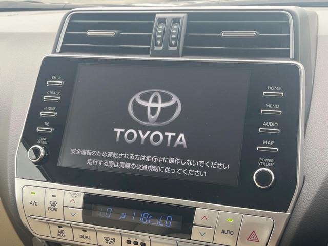 ランドクルーザープラド ＴＸ　Ｌパッケージ　マットブラックエディション　７人乗り　サンルーフ　９インチワイドディスプレイ　全周囲カメラ　プリクラッシュセーフティー　レーダークルーズコントロール　禁煙車　ベージュ革シート　シートベンチレーション　ブラインドスポットモニター（5枚目）