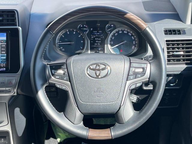 ランドクルーザープラド TX Lパッケージ マットブラックエディション サンルーフ 9インチSDナビ バックカメラ セーフティセンス レーダークルーズ 禁煙車 黒革シート シートエアコン・ヒーター ドラレコ LEDヘッドライト 純正18インチAW スマートキー ETC(12枚目)