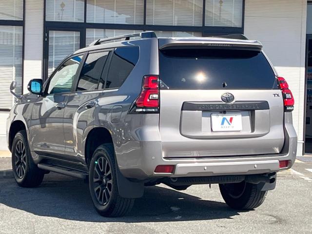 ランドクルーザープラド TX Lパッケージ マットブラックエディション サンルーフ 9インチSDナビ バックカメラ セーフティセンス レーダークルーズ 禁煙車 黒革シート シートエアコン・ヒーター ドラレコ LEDヘッドライト 純正18インチAW スマートキー ETC(32枚目)