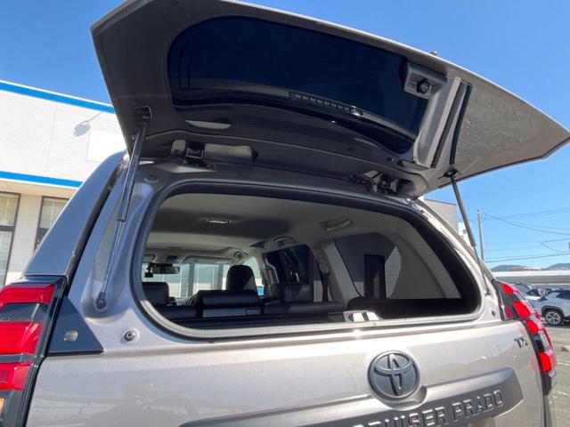 ランドクルーザープラド TX Lパッケージ マットブラックエディション サンルーフ 9インチSDナビ バックカメラ セーフティセンス レーダークルーズ 禁煙車 黒革シート シートエアコン・ヒーター ドラレコ LEDヘッドライト 純正18インチAW スマートキー ETC(34枚目)