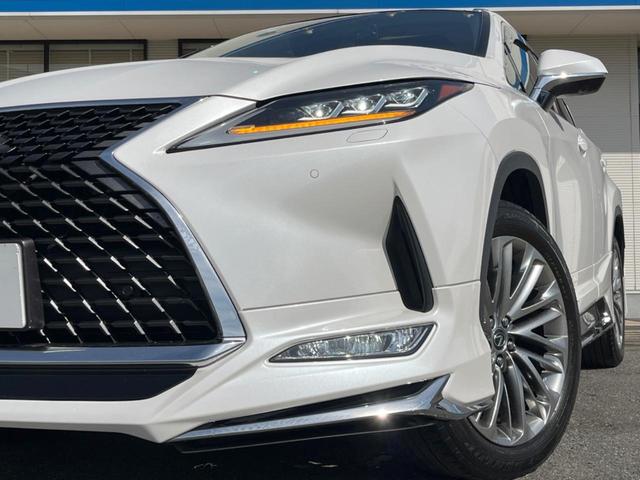 RX RX450h バージョンL 後期 パノラマサンルーフ モデリスタエアロ 12.3インチ純正SDナビ 全周囲カメラ プレミアムサウンド セーフティシステムプラス 禁煙車 パワーバックドア 茶革シート シートベンチレーション(13枚目)