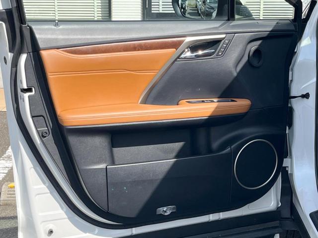 RX RX450h バージョンL 後期 パノラマサンルーフ モデリスタエアロ 12.3インチ純正SDナビ 全周囲カメラ プレミアムサウンド セーフティシステムプラス 禁煙車 パワーバックドア 茶革シート シートベンチレーション(54枚目)