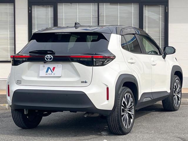 ヤリスクロス ハイブリッドZ ナビ機能付き8型ディスプレイオーディオ バックカメラ プリクラッシュセーフティ レーダークルコン 禁煙車 2トーンカラー パワーシート シートヒーター ドラレコ クリアランスソナー LEDヘッド(29枚目)