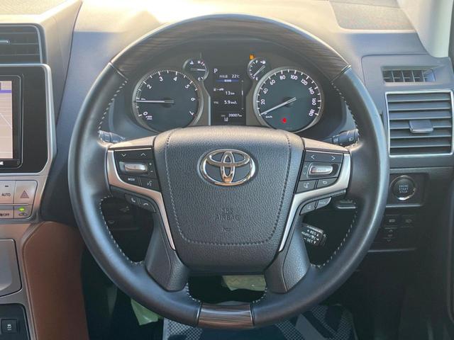 ランドクルーザープラド TX Lパッケージ 70thアニバーサリーリミテッド 7人乗 サンルーフ 純正9型SDナビ バックカメラ トヨタセーフティセンス レーダークルーズ 禁煙車 茶革シート シートベンチレーション パワーシート ドラレコ コーナーセンサー LEDヘッド ETC(12枚目)