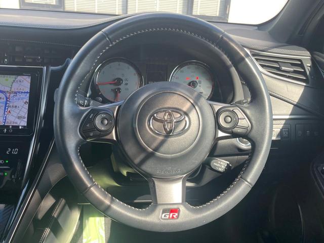 ハリアー エレガンス GRスポーツ 9型ナビ バックカメラ プリクラッシュセーフティ レーダークルーズ 禁煙車 ハーフレザーシート パワーシート スマートキー LEDヘッドライト ETC オートハイビーム 純正19インチアルミホイール(12枚目)