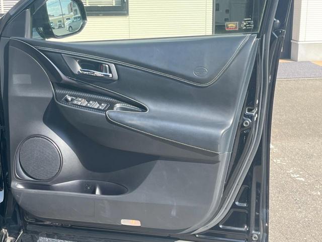 ハリアー エレガンス GRスポーツ 9型ナビ バックカメラ プリクラッシュセーフティ レーダークルーズ 禁煙車 ハーフレザーシート パワーシート スマートキー LEDヘッドライト ETC オートハイビーム 純正19インチアルミホイール(57枚目)