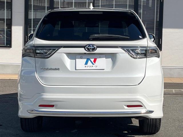 ハリアー プレミアム 大型サンルーフ モデリスタエアロ 純正9型ナビ バックカメラ 禁煙車 パワーバックドア パワーシート スマートキー LEDヘッドライト ETC クルーズコントロール 車線逸脱警報 純正18インチAW(16枚目)