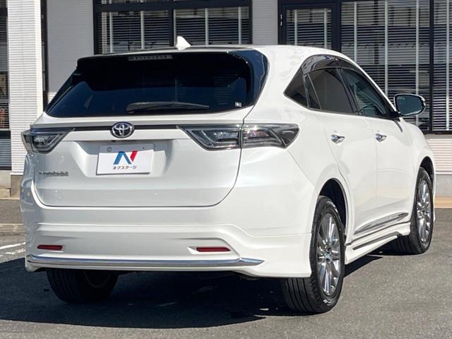 ハリアー プレミアム 大型サンルーフ モデリスタエアロ 純正9型ナビ バックカメラ 禁煙車 パワーバックドア パワーシート スマートキー LEDヘッドライト ETC クルーズコントロール 車線逸脱警報 純正18インチAW(27枚目)