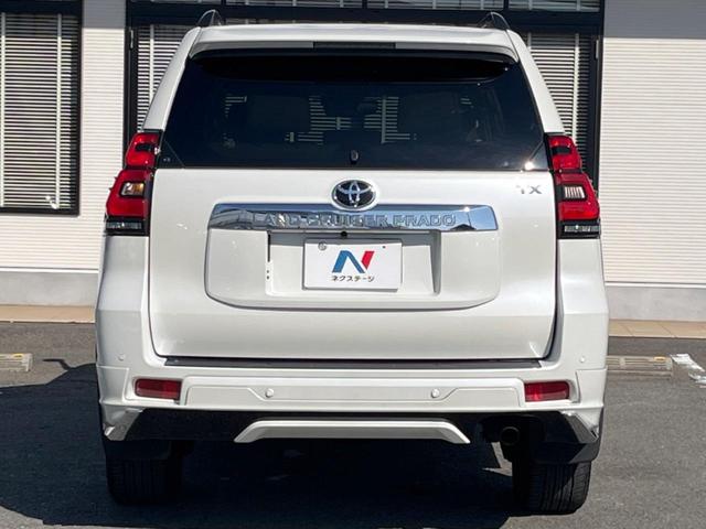 ランドクルーザープラド TX Lパッケージ 4WD 7人乗り サンルーフ モデリスタエアロ バックカメラ 純正9型ナビ セーフティセンス レーダークルーズ 禁煙車 レザーシート 快適温熱シート コーナーセンサー LEDヘッド ルーフレール(16枚目)