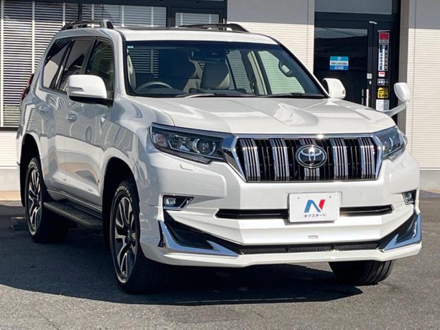 ランドクルーザープラド TX Lパッケージ 4WD 7人乗り サンルーフ モデリスタエアロ バックカメラ 純正9型ナビ セーフティセンス レーダークルーズ 禁煙車 レザーシート 快適温熱シート コーナーセンサー LEDヘッド ルーフレール(17枚目)