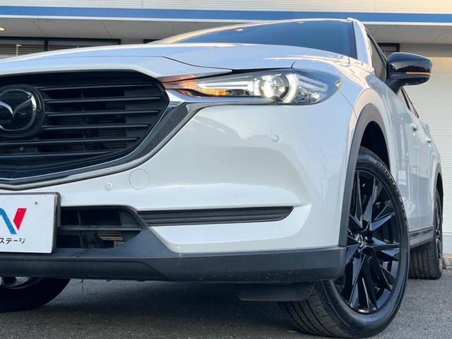 CX-8 25S ブラックトーンエディション 全周囲カメラ 衝突被害軽減システム レーダークルーズ 禁煙車 電動リアゲート ハーフレザーシート コーナーセンサー スマートキー LEDヘッド ルーフレール ETC 純正19インチアルミ(13枚目)