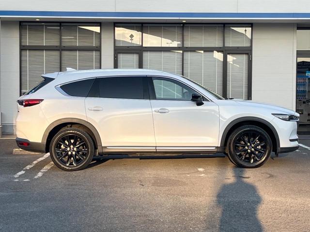 CX-8 25S ブラックトーンエディション 全周囲カメラ 衝突被害軽減システム レーダークルーズ 禁煙車 電動リアゲート ハーフレザーシート コーナーセンサー スマートキー LEDヘッド ルーフレール ETC 純正19インチアルミ(54枚目)