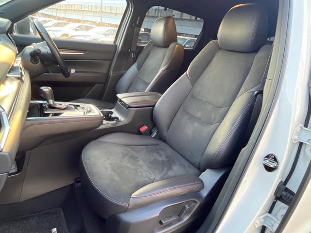 CX-8 25S ブラックトーンエディション 全周囲カメラ 衝突被害軽減システム レーダークルーズ 禁煙車 電動リアゲート ハーフレザーシート コーナーセンサー スマートキー LEDヘッド ルーフレール ETC 純正19インチアルミ(62枚目)