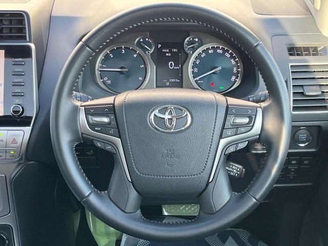 ランドクルーザープラド TX Lパッケージ マットブラックエディション 4WD ターボ ディーゼル(軽油) 7人乗り サンルーフ 全周囲カメラ 衝突被害軽減システム レーダークルーズ 禁煙車 レザーシート 前席シートエアコン ドラレコ コーナーセンサー スマートキー(12枚目)