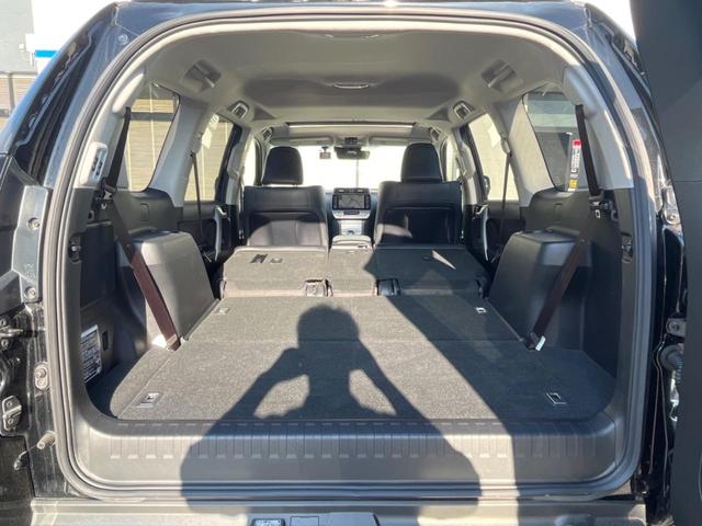 ランドクルーザープラド TX Lパッケージ マットブラックエディション 4WD ターボ ディーゼル(軽油) 7人乗り サンルーフ 全周囲カメラ 衝突被害軽減システム レーダークルーズ 禁煙車 レザーシート 前席シートエアコン ドラレコ コーナーセンサー スマートキー(46枚目)