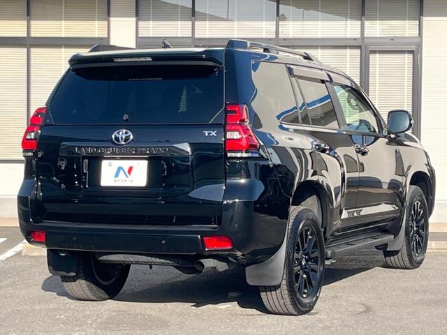 ランドクルーザープラド TX Lパッケージ・ブラックエディション 純正9型ナビ 全周囲カメラ セーフティセンス レーダークルーズ 禁煙車 黒革シート シートベンチレーション パワーシート ドラレコ コーナーセンサー スマートキー LEDヘッド ETC2.0(33枚目)