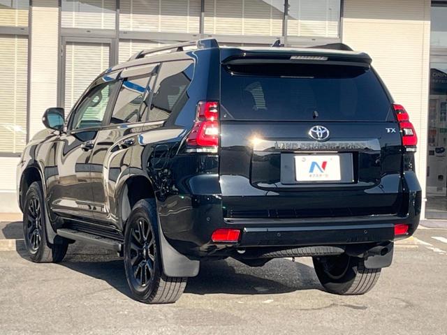 ランドクルーザープラド TX Lパッケージ・ブラックエディション 純正9型ナビ 全周囲カメラ セーフティセンス レーダークルーズ 禁煙車 黒革シート シートベンチレーション パワーシート ドラレコ コーナーセンサー スマートキー LEDヘッド ETC2.0(34枚目)