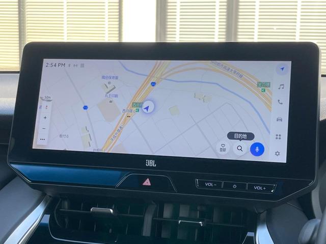 ハリアーハイブリッド Ｚ　レザーパッケージ　調光パノラマルーフ　ナビ機能付１２．３型ディスプレイオーディオ　全周囲カメラ　ＪＢＬサウンド　トヨタセーフティセンス　禁煙車　ハンズフリーパワーバックドア　黒革シート　シートベンチレーション　ＥＴＣ（4枚目）