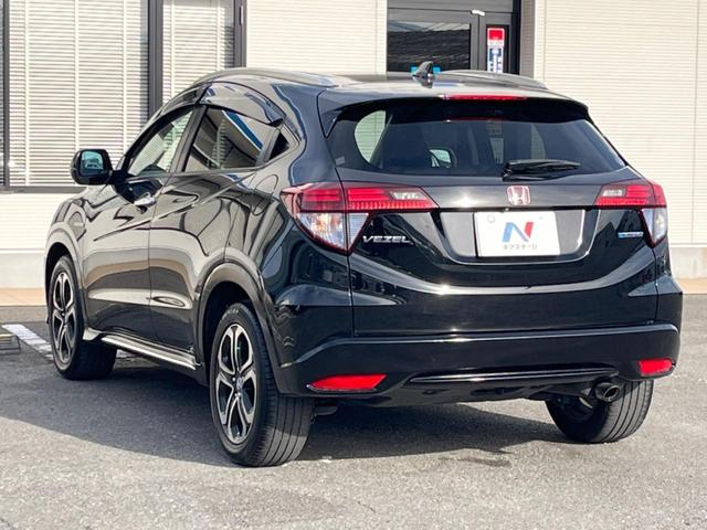 ヴェゼル ハイブリッドＺ・ホンダセンシング　純正ＳＤナビ　バックカメラ　ホンダセンシング　レーダークルコン　禁煙車　ハーフレザーシート　シートヒーター　ドラレコ　ＬＥＤヘッド　ＥＴＣ　車線逸脱警報　オートブレーキホールド　オートライト（28枚目）