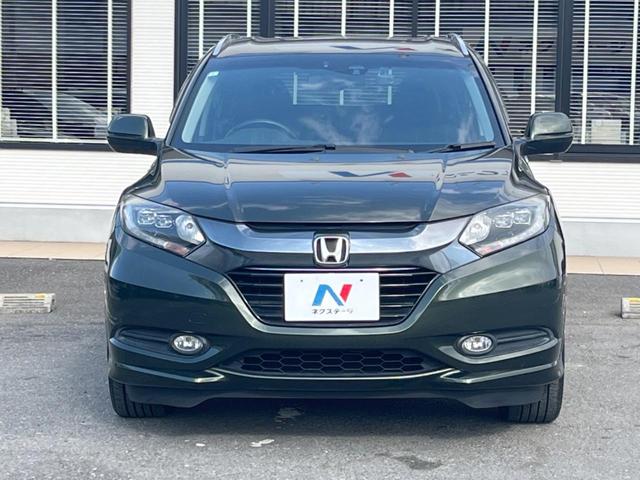 ヴェゼル ハイブリッドＺ　バックカメラ　衝突被害軽減システム　レーダークルーズ　禁煙車　ハーフレザーシート　スマートキー　ＬＥＤヘッド　ルーフレール　ＥＴＣ　純正１７インチアルミ　オートライト　デュアルエアコン（15枚目）