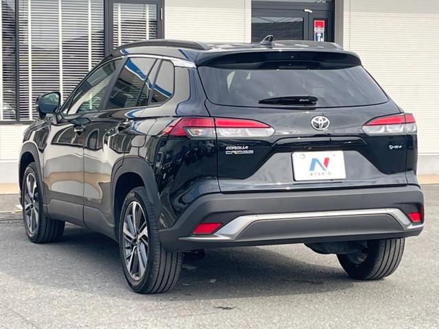 カローラクロス ハイブリッド　Ｚ　ガラスルーフ　バックカメラ　衝突被害軽減システム　レーダークルーズ　禁煙車　電動リアゲート　ハーフレザーシート　パワーシート　コーナーセンサー　スマートキー　ＬＥＤヘッド　ルーフレール　ＥＴＣ２．０（57枚目）