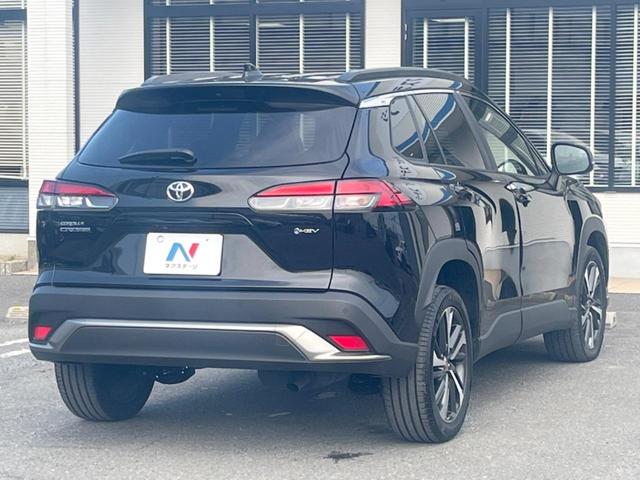 カローラクロス ハイブリッド　Ｚ　バックカメラ　衝突被害軽減システム　レーダークルーズ　禁煙車　電動リアゲート　ハーフレザーシート　パワーシート　コーナーセンサー　スマートキー　ＬＥＤヘッド　ルーフレール　ビルトインＥＴＣ（54枚目）