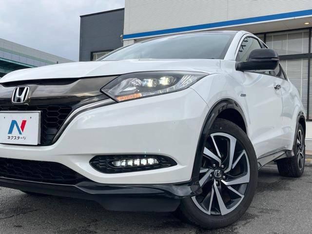 ヴェゼル ハイブリッドＲＳ・ホンダセンシング　ホンダセンシング　アダプティブクルコン　禁煙車　ハーフレザーシート　シートヒーター　スマートキー　ＬＥＤヘッド　ＥＴＣ　純正１８インチアルミ　車線逸脱警報　オートブレーキホールド　オートライト（13枚目）