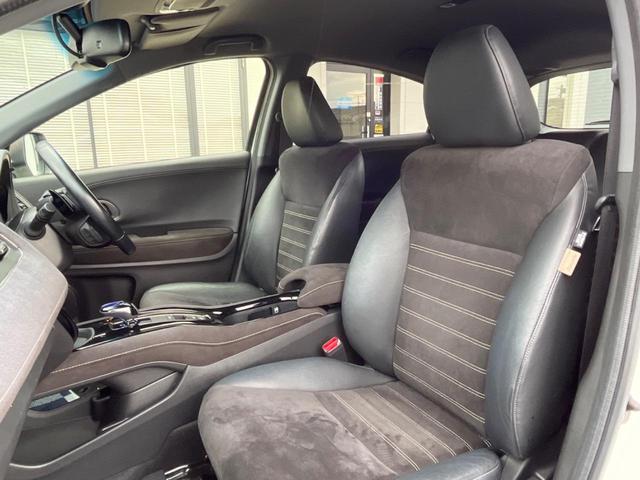 ヴェゼル ハイブリッドＲＳ・ホンダセンシング　ホンダセンシング　アダプティブクルコン　禁煙車　ハーフレザーシート　シートヒーター　スマートキー　ＬＥＤヘッド　ＥＴＣ　純正１８インチアルミ　車線逸脱警報　オートブレーキホールド　オートライト（35枚目）