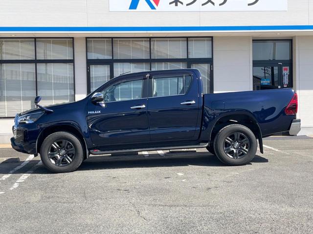 ハイラックス Ｚ　後期　ＳＤナビ　バックカメラ　プリクラッシュセーフティシステム　レーダークルーズ　禁煙車　コーナーセンサー　ドラレコ　スマートキー　ＬＥＤヘッド　ＥＴＣ　車線逸脱気泡　純正１７インチアルミ（25枚目）