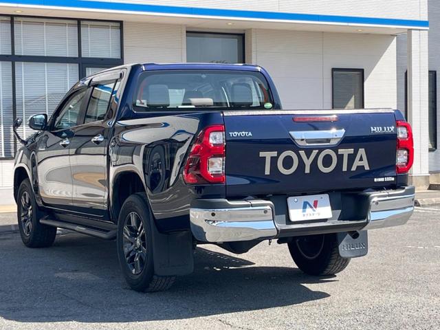 ハイラックス Ｚ　後期　ＳＤナビ　バックカメラ　プリクラッシュセーフティシステム　レーダークルーズ　禁煙車　コーナーセンサー　ドラレコ　スマートキー　ＬＥＤヘッド　ＥＴＣ　車線逸脱気泡　純正１７インチアルミ（28枚目）