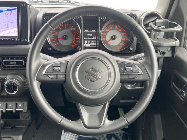 ジムニーシエラ JC 純正8インチSDナビ バックカメラ セーフティサポート 禁煙車 シートヒーター ドラレコ LEDヘッドランプ ETC クルコン 純正16インチアルミ オートハイビーム 車線逸脱警報 誤発進抑制機能(12枚目)