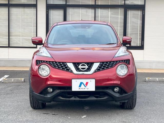 ジューク 15RX Vセレクション SDナビ 衝突被害軽減システム 禁煙車 スマートキー ETC 純正17インチアルミ オートライト オートエアコン Bluetooth CD DVD再生 フルセグ(15枚目)