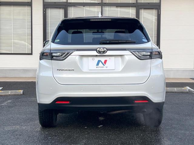 ハリアー エレガンス　バックカメラ　禁煙車　ハーフレザーシート　パワーシート　コーナーセンサー　スマートキー　ＬＥＤヘッド　ビルトインＥＴＣ　純正１７インチアルミ　オートライト　デュアルエアコン　Ｂｌｕｅｔｏｏｔｈ　ＣＤ（16枚目）