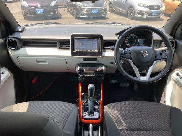 イグニス ハイブリッドＭＺ　デュアルカメラブレーキサポート　車線逸脱警報　カロッツェリアＳＤナビ　地デジ　Ｂｌｕｅｔｏｏｔｈ　バックモニター　運転席シートヒーター　クルーズコントロール　パドルシフト　アイドリングストップ　ＥＴＣ（8枚目）