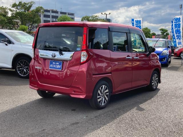 ルーミー カスタムＧ　Ｓ　プリクラッシュセーフティ　先行車発進告知　純正ＳＤナビ　地デジ　Ｂｌｕｅｔｏｏｔｈ　バックモニター　前後ドラレコ　両側パワースライド　革巻きハンドル　クルーズコントロール　ロールサンシェード　ＬＥＤ（2枚目）
