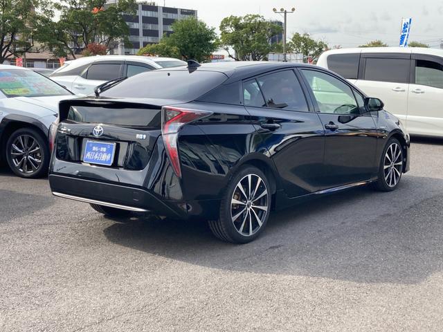 プリウス S プリクラッシュセーフティ 車線逸脱警報 ケンウッドSDナビ ワンセグ Bluetooth バックモニター ドラレコ レザー調シートカバー オートハイビーム ETC Laffite18AW(2枚目)