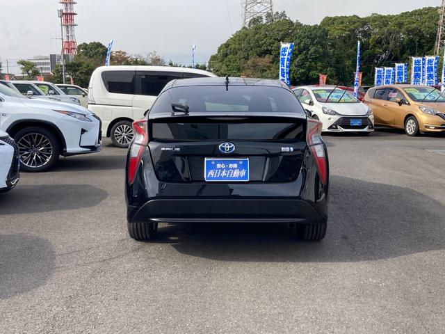 プリウス S プリクラッシュセーフティ 車線逸脱警報 ケンウッドSDナビ ワンセグ Bluetooth バックモニター ドラレコ レザー調シートカバー オートハイビーム ETC Laffite18AW(4枚目)
