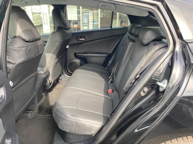 プリウス S プリクラッシュセーフティ 車線逸脱警報 ケンウッドSDナビ ワンセグ Bluetooth バックモニター ドラレコ レザー調シートカバー オートハイビーム ETC Laffite18AW(21枚目)