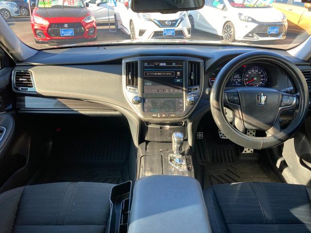 クラウンハイブリッド アスリートＳ　ブラックスタイル　純正ＨＤＤナビ　地デジ　Ｂｌｕｅｔｏｏｔｈ　バックモニター　前席シートヒーター　前席パワーシート　革巻きハンドル　クルーズコントロール　ステアリングヒーター（7枚目）