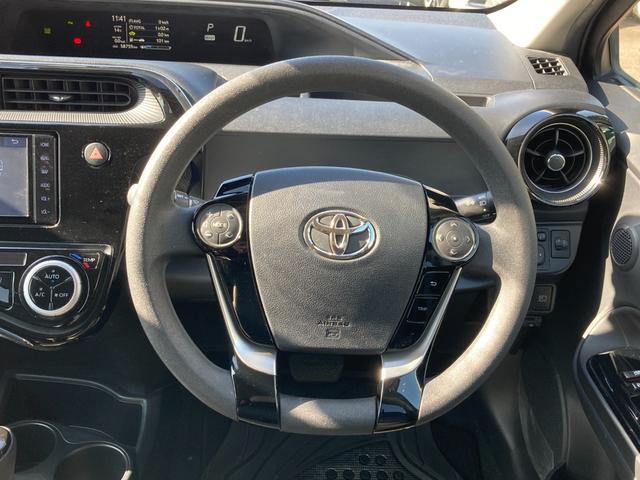 アクア Ｓスタイルブラック　プリクラッシュセーフティ　車線逸脱警報　純正ＳＤナビ　地デジ　Ｂｌｕｅｔｏｏｔｈ　バックモニター　前後ドラレコ　レザー調シートカバー　オートハイビーム　ＬＥＤ　ＥＴＣ（13枚目）