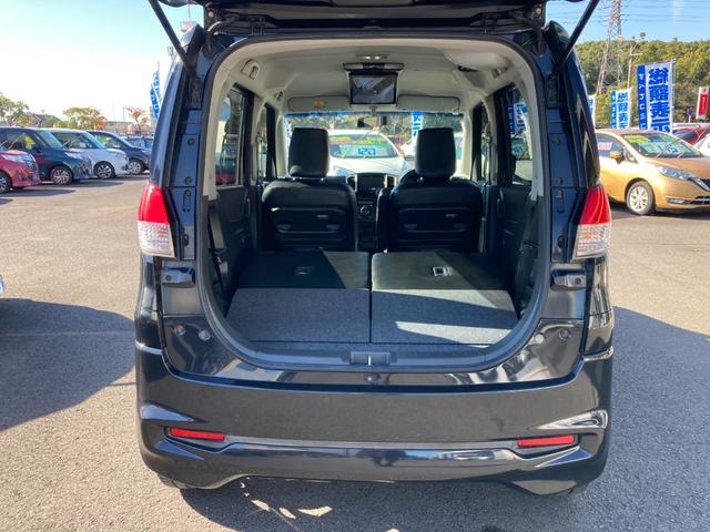 ソリオバンディット ＤＪＥ　アルパインフリップダウンモニター　レザー調シートカバー　革巻きハンドル　クルーズコントロール　両側パワースライド　バックモニター　ＥＴＣ　純正１５ＡＷ（7枚目）