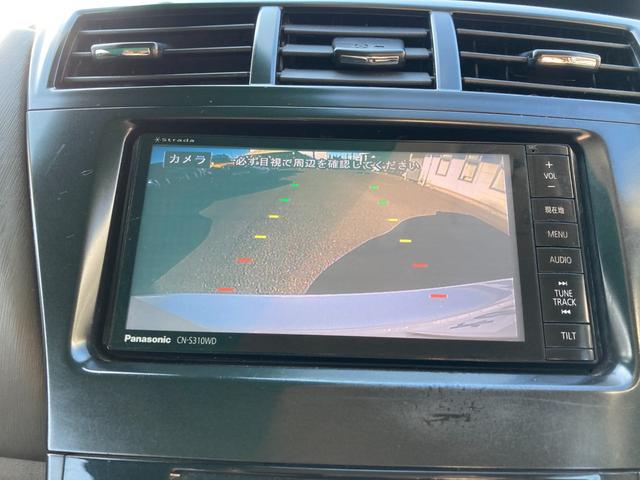 プリウスアルファ Ｓ　チューン　ブラック　ストラーダＳＤナビ　地デジ　Ｂｌｕｅｔｏｏｔｈ　バックモニター　革巻きハンドル　プッシュスタート　ＥＴＣ　純正１６ＡＷ（11枚目）