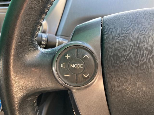 プリウスアルファ Ｓ　チューン　ブラック　ストラーダＳＤナビ　地デジ　Ｂｌｕｅｔｏｏｔｈ　バックモニター　革巻きハンドル　プッシュスタート　ＥＴＣ　純正１６ＡＷ（14枚目）