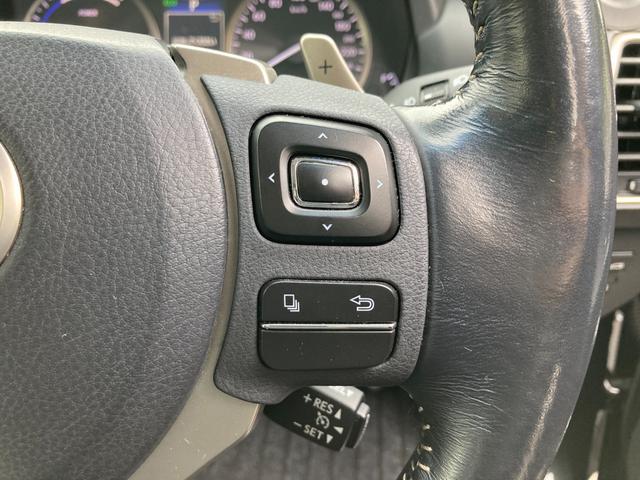 ＮＸ ＮＸ３００ｈ　バージョンＬ　黒革シート　サンルーフ　純正ナビ　地デジ　Ｂｌｕｅｔｏｏｔｈ　バック・サイドモニター　パワートランク　前席パワーシート　運転席シートメモリー　前席シートヒーター　シートエアコン　ステアリングヒーター（17枚目）